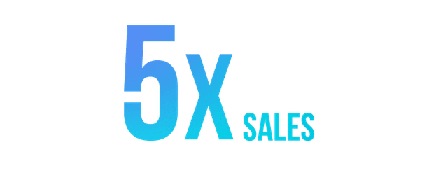 5X Sales Sign