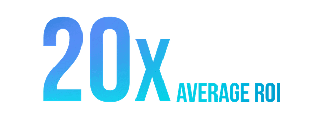 28x Average ROI Sign