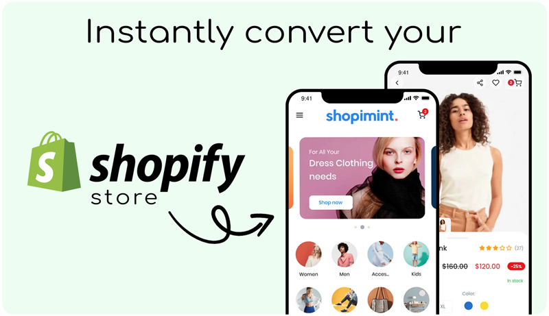 Mobile App For Shopify